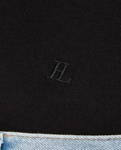 Czarny top z logo