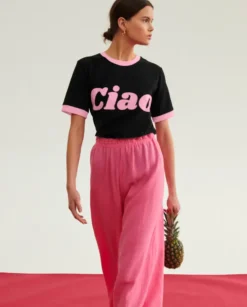 Czarny t-shirt Ciao Disco Light