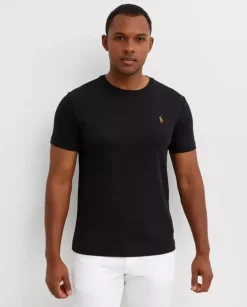 Czarny t-shirt Custom Slim Fit