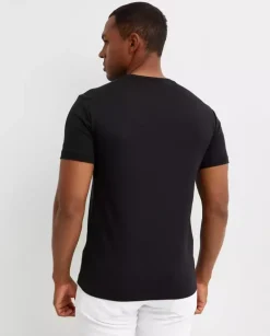Czarny t-shirt Custom Slim Fit
