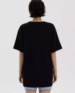 Czarny t-shirt Daily Relaxed