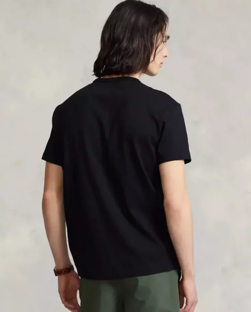 Czarny t-shirt Regular Fit