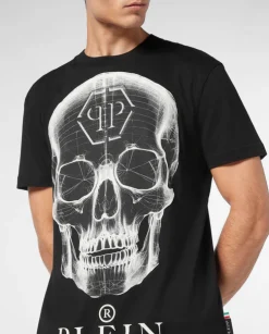 Czarny T-shirt z dużym printem