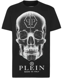Czarny T-shirt z dużym printem