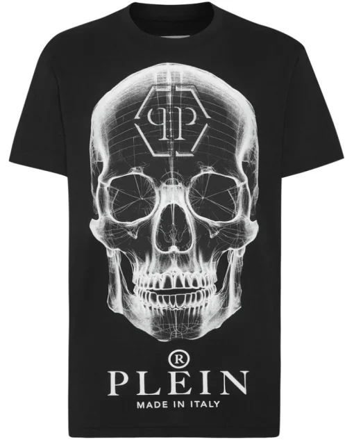 Czarny T-shirt z dużym printem