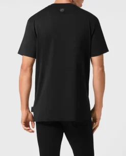 Czarny t-shirt z kryształami Cars Racing