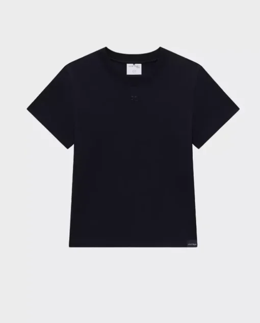 Czarny t-shirt z logo