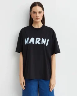 Czarny t-shirt z logo