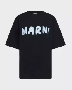 Czarny t-shirt z logo
