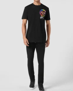 Czarny t-shirt z logo