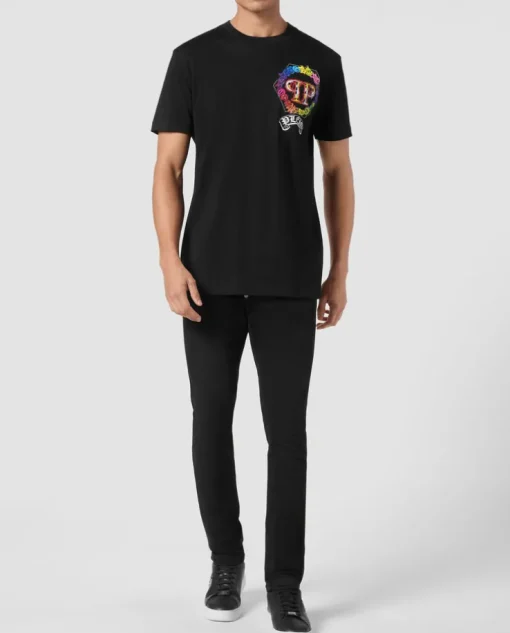 Czarny t-shirt z logo