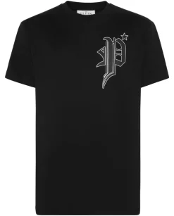 Czarny t-shirt z logo