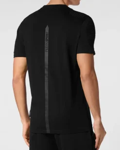 Czarny T-shirt z logo