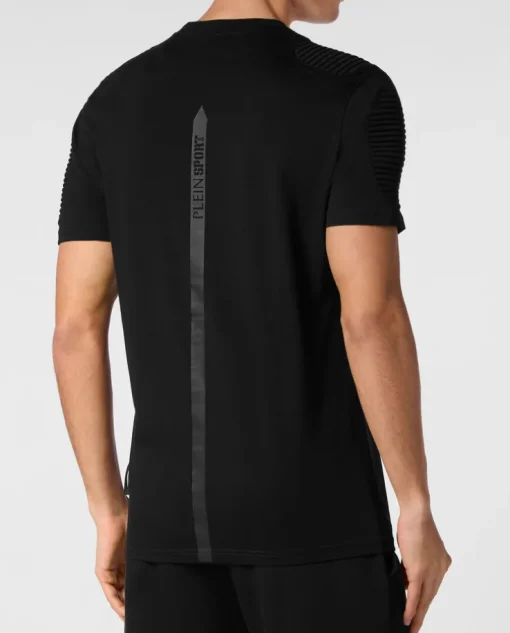 Czarny T-shirt z logo