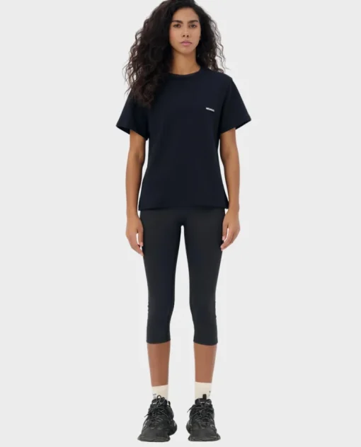 Czarny t-shirt z logo Horizon