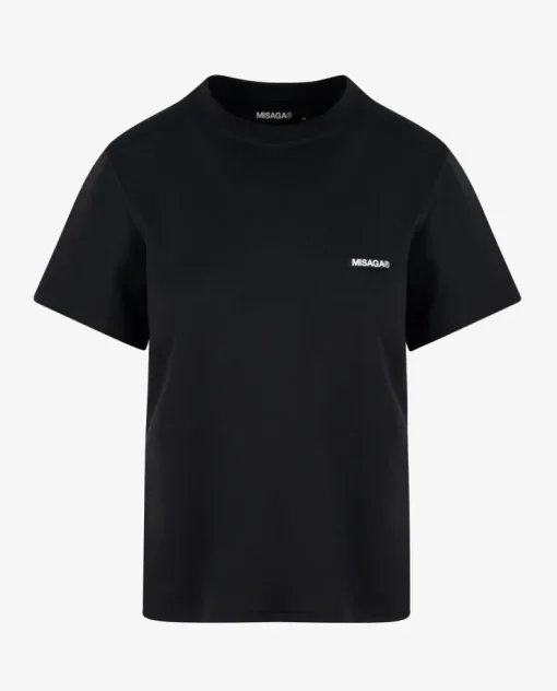 Czarny t-shirt z logo Horizon