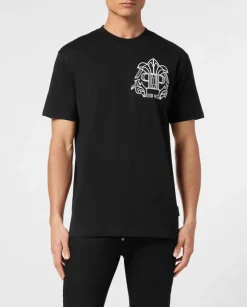 Czarny T-shirt z printem