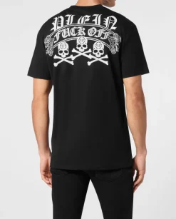 Czarny T-shirt z printem