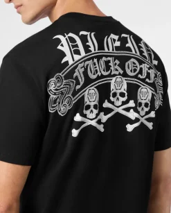 Czarny T-shirt z printem