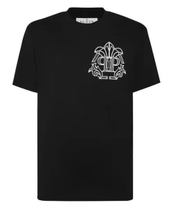 Czarny T-shirt z printem
