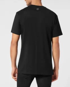 Czarny T-shirt z printem