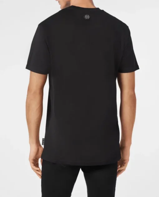 Czarny T-shirt z printem