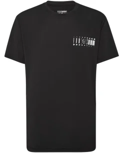 Czarny t-shirt z printem