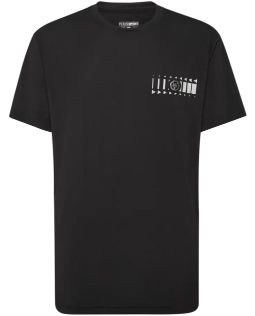 Czarny t-shirt z printem