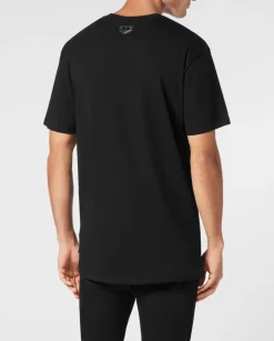 Czarny T-shirt z printem