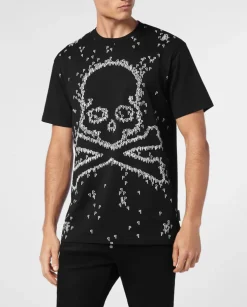 Czarny T-shirt z printem