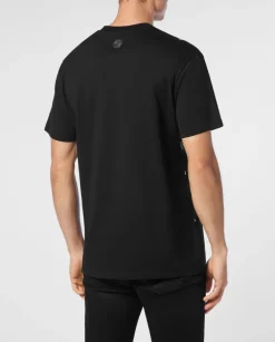 Czarny T-shirt z printem