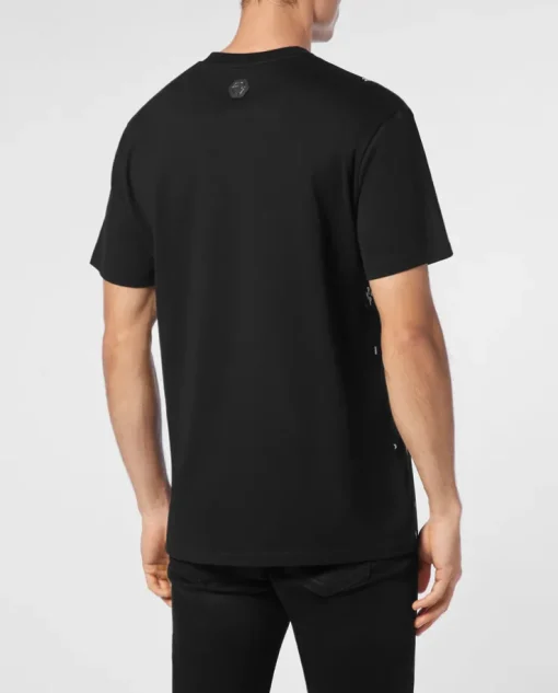 Czarny T-shirt z printem