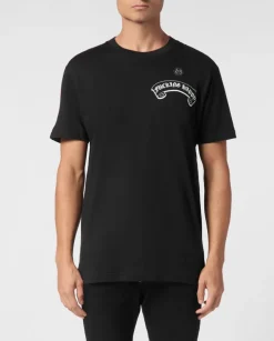 Czarny T-shirt z printem