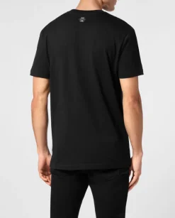 Czarny T-shirt z printem