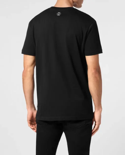 Czarny T-shirt z printem