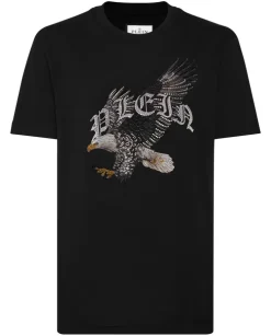 Czarny T-shirt z printem