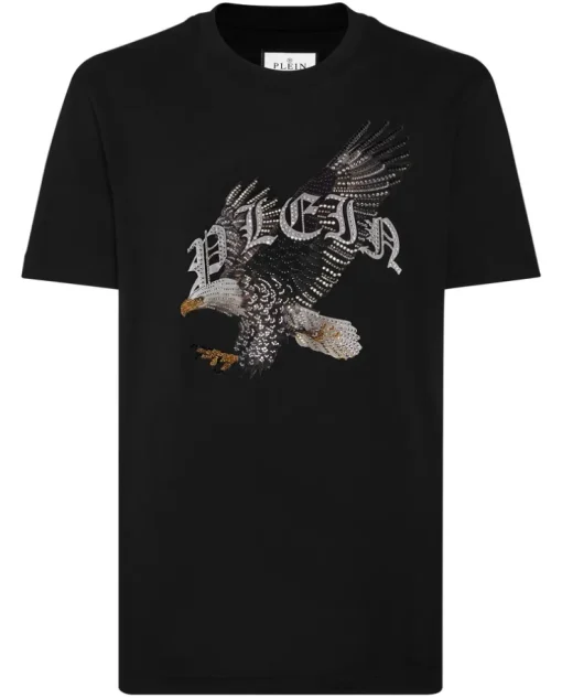 Czarny T-shirt z printem