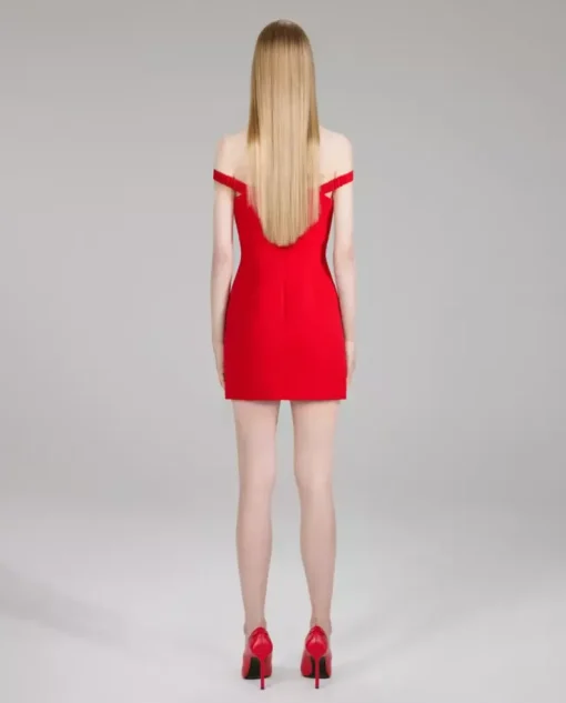 Czerwona sukienka mini