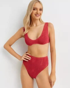 Czerwony top od bikini Scout