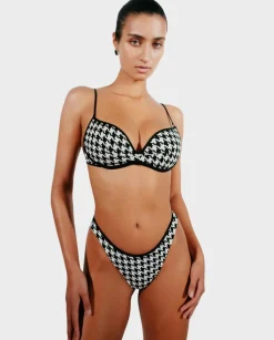Dół od bikini w pepitkę Venice Petra