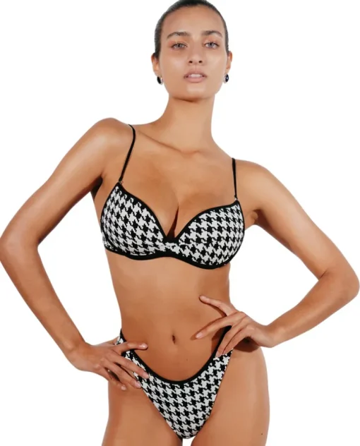 Dół od bikini w pepitkę Venice Petra
