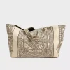 Duża torba shopper Capri Ecru
