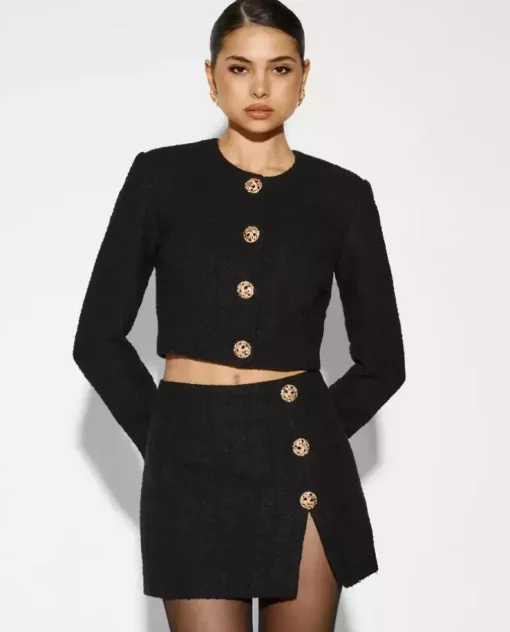 Elegancka czarna marynarka Susan