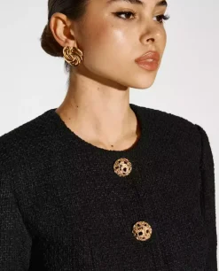Elegancka czarna marynarka Susan