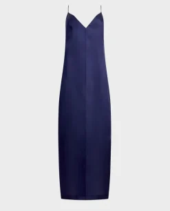 Fioletowa sukienka maxi