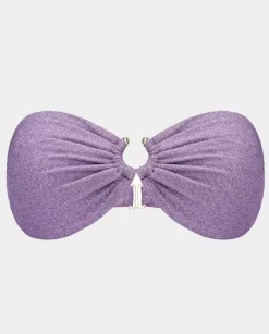Fioletowy top od bikini Iris