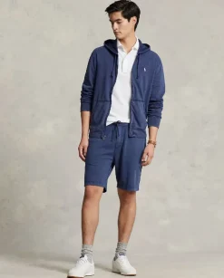 Granatowa bluza z kapturem Regular Fit