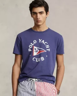 Granatowa koszulka Classic Fit