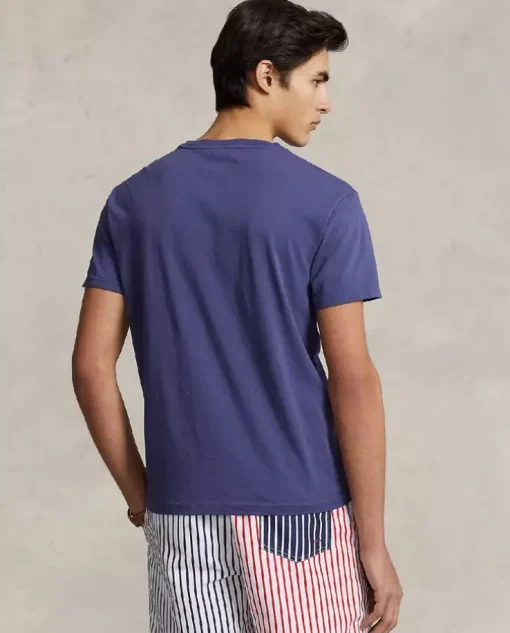 Granatowa koszulka Classic Fit