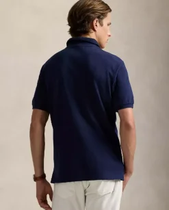 Granatowa koszulka polo Classic Fit